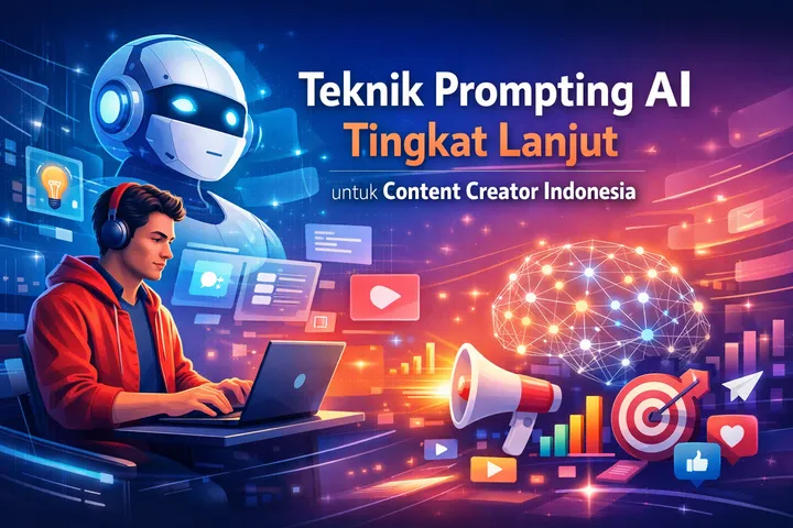 Teknik Prompting AI Tingkat Lanjut untuk Content Creator Indonesia - ilustrasi