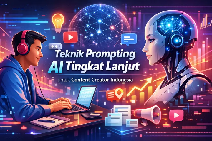 Teknik Prompting AI Tingkat Lanjut untuk Content Creator Indonesia - ilustrasi